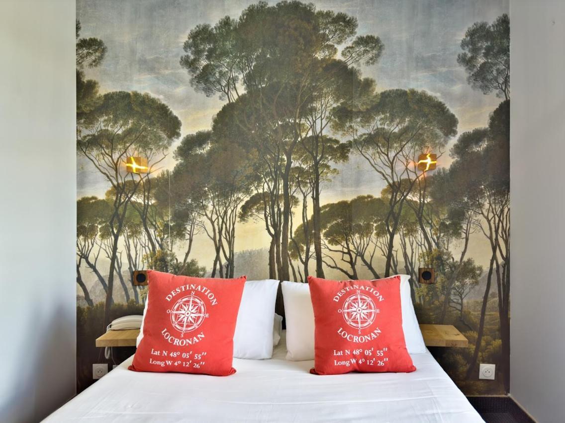 Logis Le Prieure Otel Locronan Dış mekan fotoğraf