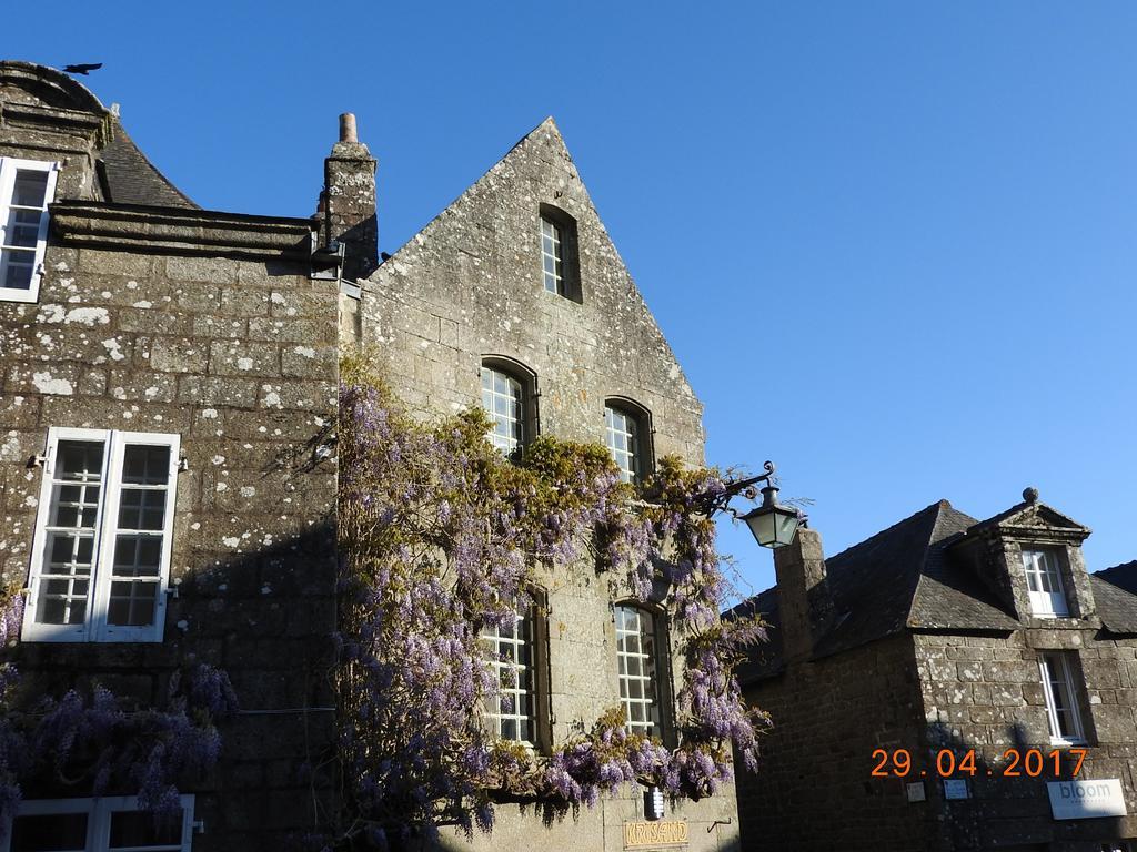 Logis Le Prieure Otel Locronan Dış mekan fotoğraf